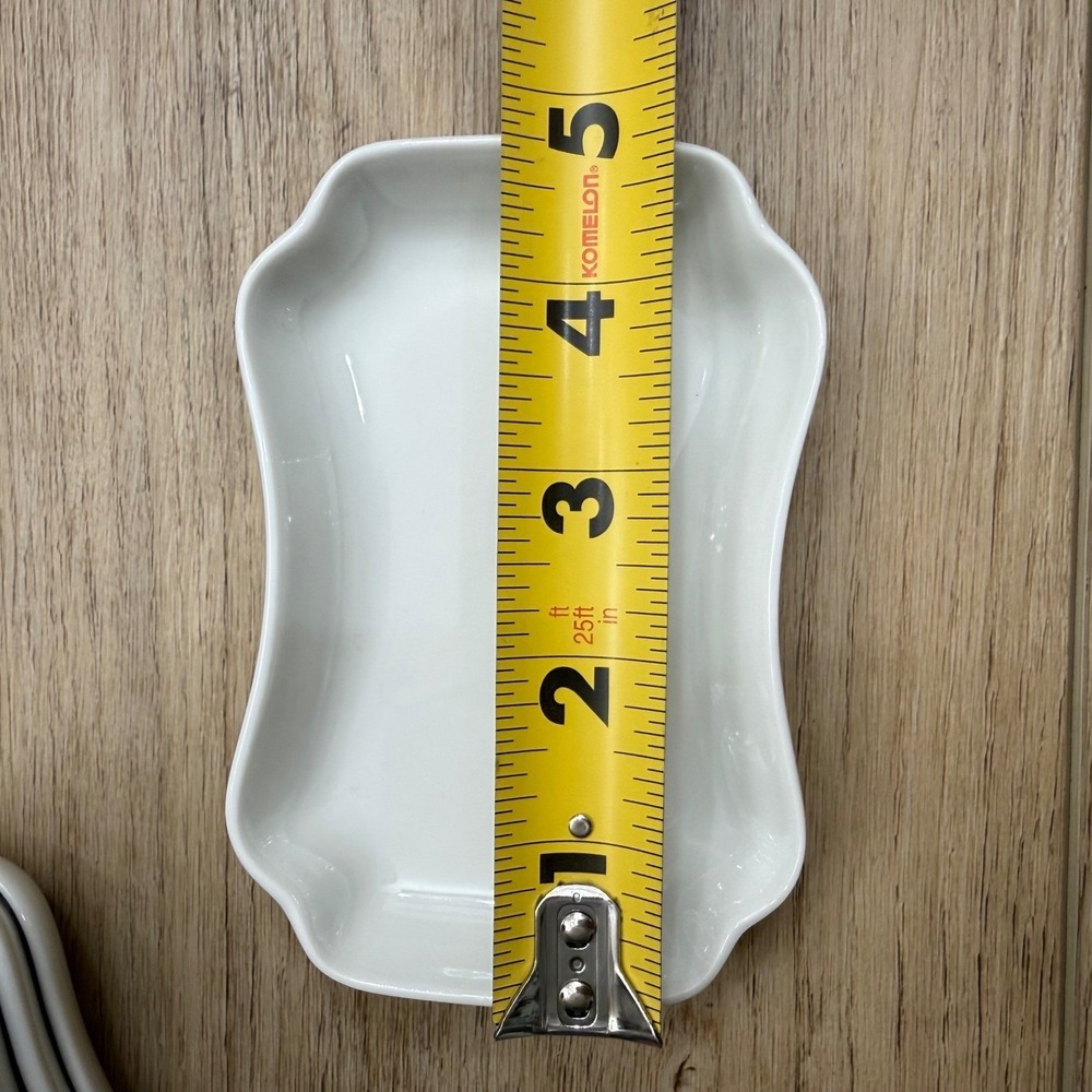 Pillivuyt Culinaire White Appetizer Dessert Sauce Plates 5 Jacques Discontinued - Picture 3 of 7
